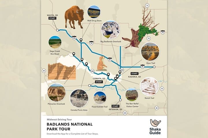Badlands National Park Self-Guided Audio Tour — GPS-Activated Driving & Hiking Guide photo 4