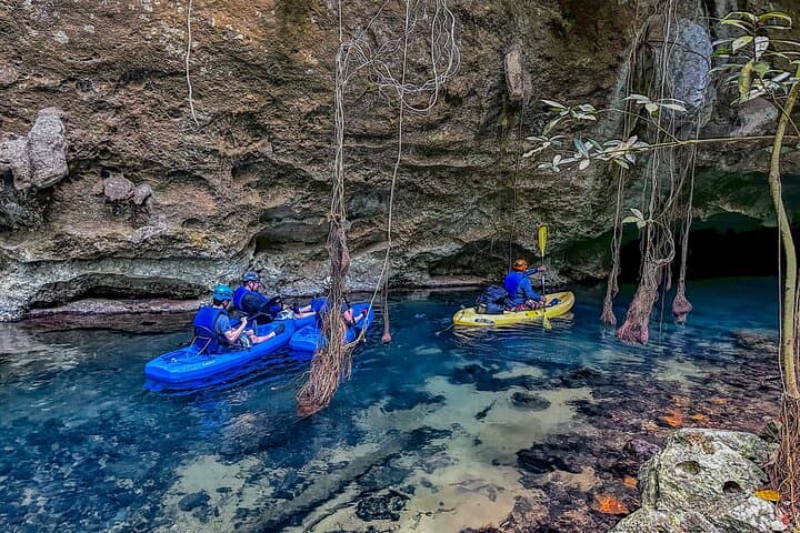 Paddle into the Jungle Blue Hole Cave: Kayak Adventure Near San Ignacio, Belize photo 1