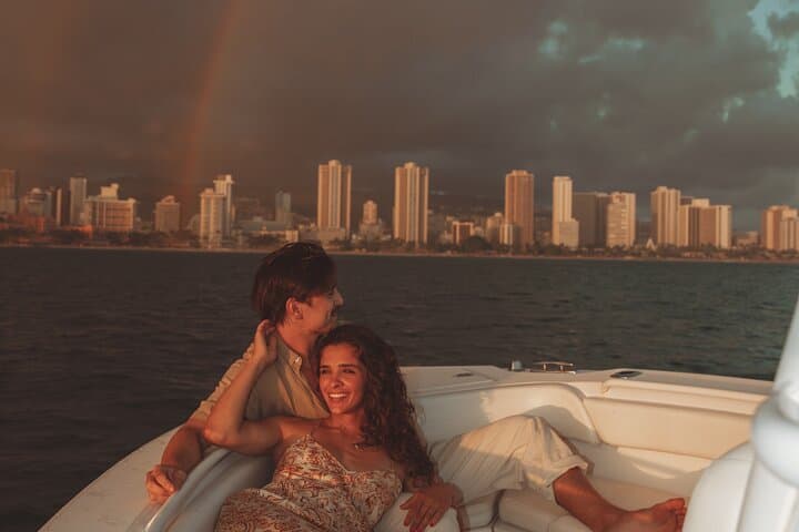 Waikiki Private Sunset Boat Tour — Diamond Head Views, Dolphins & Sea Turtles photo 2
