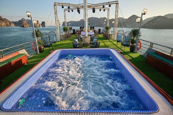 Halong Bay New Apollo 5-Star Day Cruise from Hanoi — Buffet, Jacuzzi & Kayak photo 6