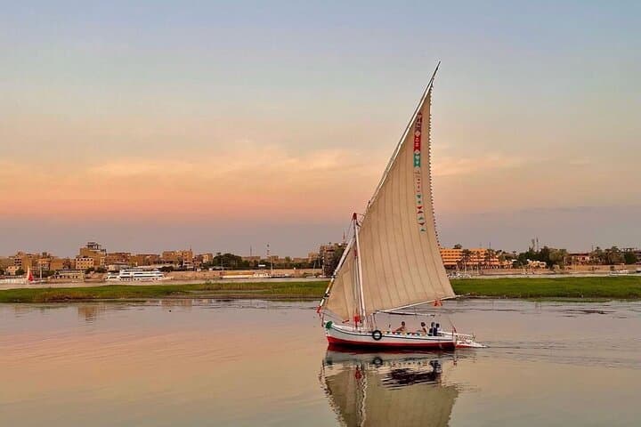 Felucca on the Nile and Khan El-Khalili Bazaar: Private Cairo Cruise & Market Tour