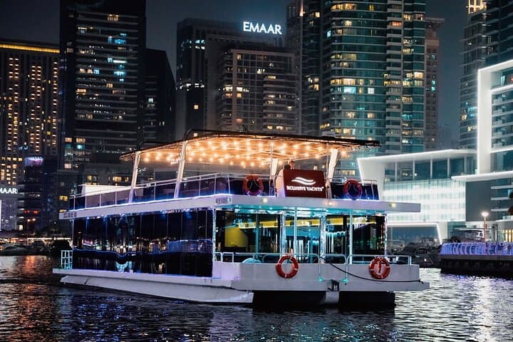 Dubai Marina Night Cruise — 1-Hour Ain Dubai Sightseeing Boat