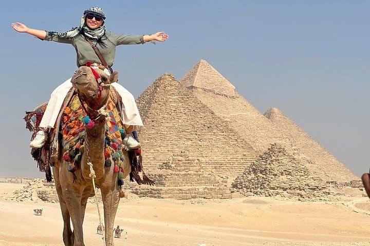 Giza Pyramids Private Tour: Camel Ride, Egyptian Museum & Khan el-Khalili photo 3