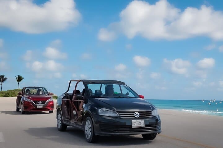 Cozumel Buggy Tour: Hidden Beaches, Snorkel Sky Reef & Beachfront Mexican Lunch