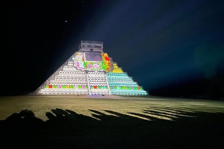 Chichén Itzá After Dark: Nighttime Light Show, Cenote Swim & Valladolid Visit photo 5
