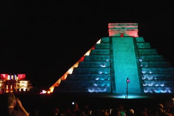 Chichén Itzá After Dark: Nighttime Light Show, Cenote Swim & Valladolid Visit photo 6