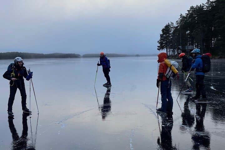 Lake Ice Skating in Dalarna: Full-Day Swedish Winter Skating & Open-Fire Lunch photo 4