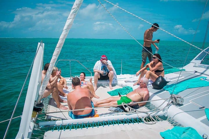 Catamaran Adventure to Île aux Cerfs: Full-Day Snorkel & Waterfall Cruise from Trou d'Eau Douce photo 2