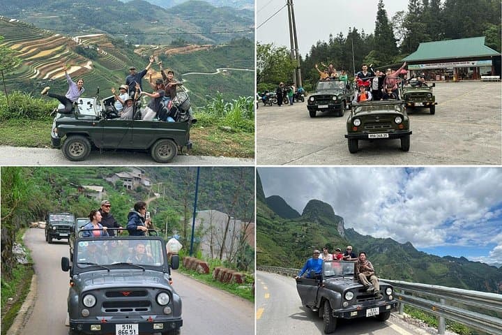 Ha Giang Open-Air Army Jeep: 4-Day Ma Pi Leng Loop & Ethnic Villages