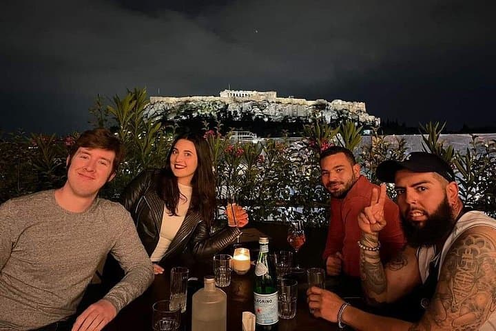 Athens Rooftop Bar Hopping with Local Friends: Acropolis Views & Nightlife Tour photo 4