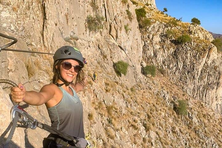 Via Ferrata John Hogbin: Guided La Zafarraya Climb with Zip Lines and Abseils photo 4