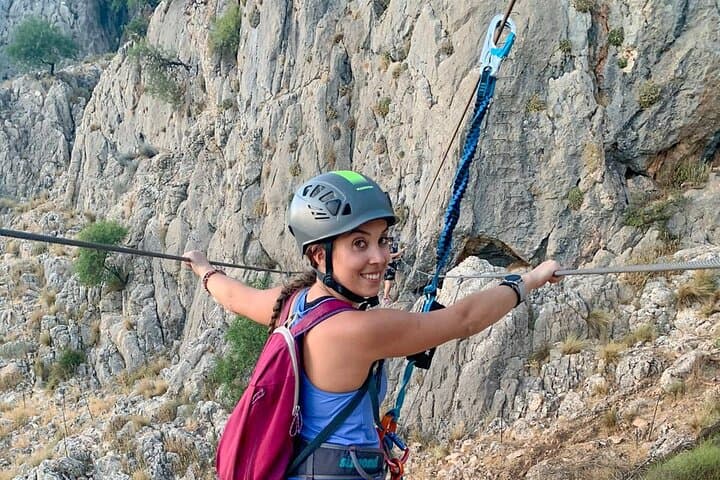 Via Ferrata John Hogbin: Guided La Zafarraya Climb with Zip Lines and Abseils photo 6