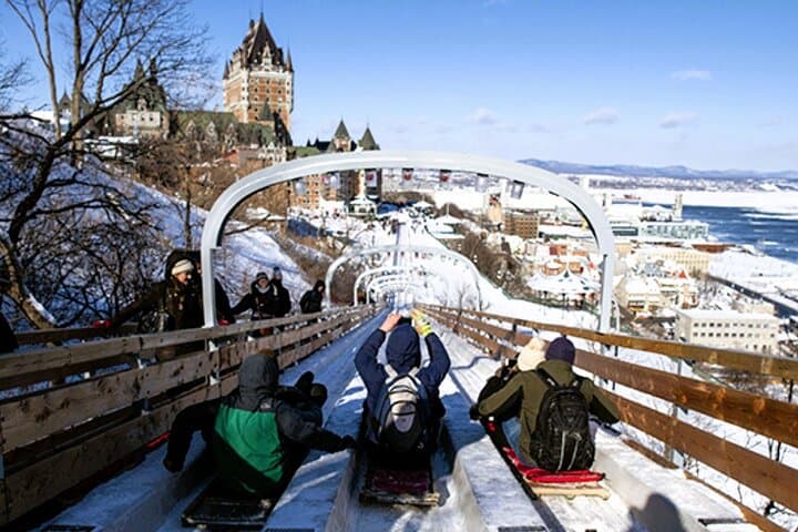 Quebec City Winter Magic Walking Tour — Funicular, Dufferin Slide & Ice Skating photo 3