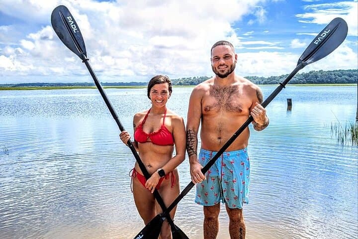 Sunset Paddle on Amelia Island Salt Marshes — Talbot Islands Guided SUP & Kayak photo 3