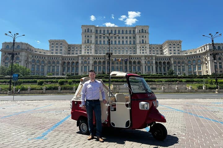 Bucharest Tuk Tuk City Tour — 2-Hour Private Sightseeing of Old Town & Historic Sights