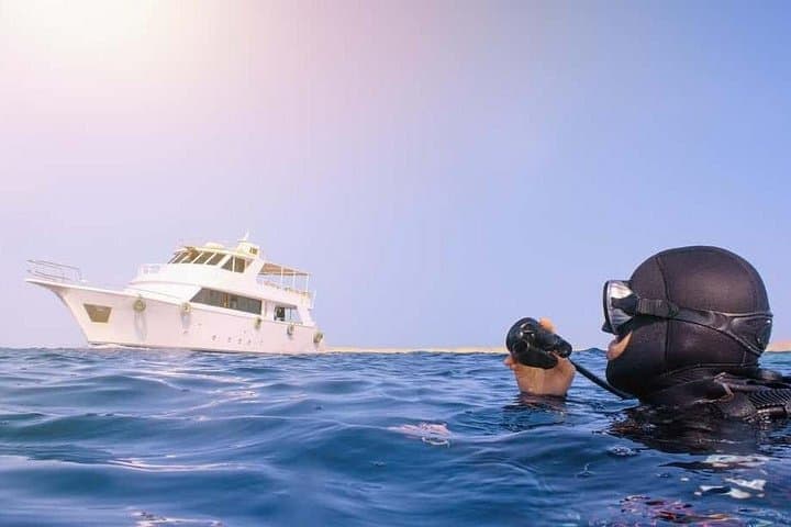 Tiran Island Cruise & Intro Dive from Sharm El Sheikh — Snorkel Pristine Reefs