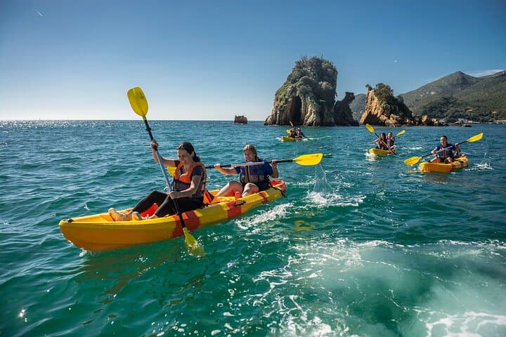 Kayak and Snorkel the Arrábida Marine Reserve near Lisbon