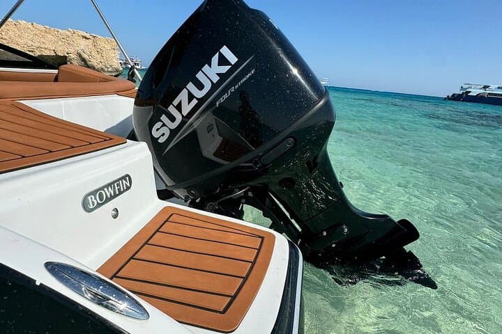 Private Half-Day Mahmya Island Snorkeling Speedboat from Hurghada photo 2