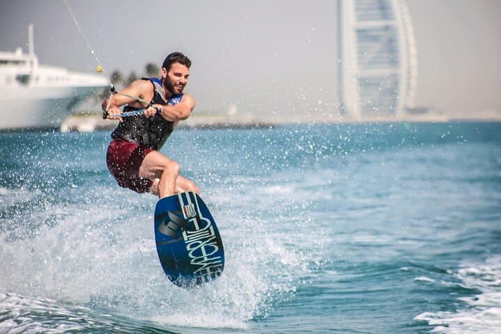 Luxury Wakeboard Experience in Dubai — Yacht Wakeboarding on the Arabian Gulf photo 1