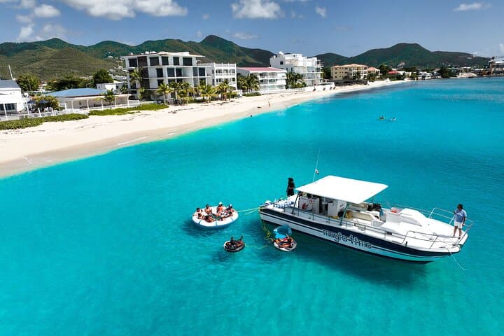 Sint Maarten Private 3-Hour Catamaran Charter — Snorkel & Coastal Cruise