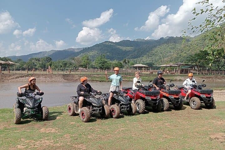 Full-Day Mae Taeng Adventure: ATV, White-Water Rafting & Waterfall Trek from Chiang Mai