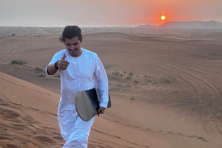 Dubai Red Dune Evening Desert Safari & BBQ Dinner — Sunset Dune Bashing, Camel Rides, Live Shows photo 2