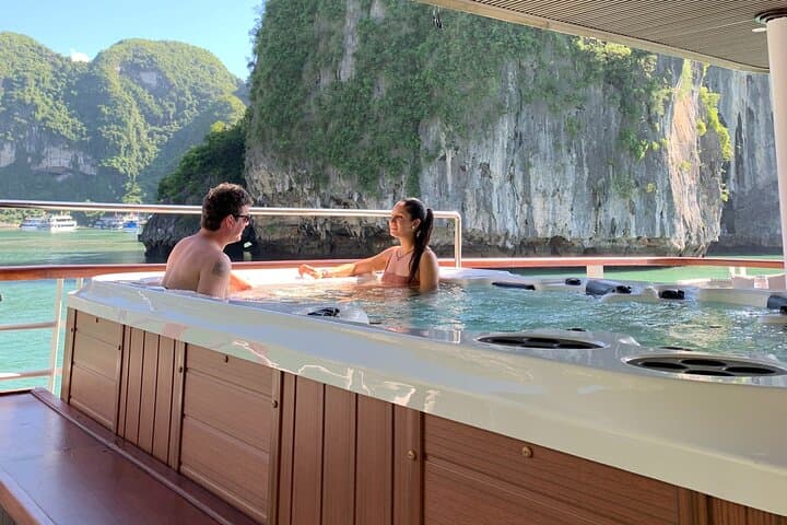 Iris Cruise Ha Long Bay Day Trip: Explore Sung Sot Cave & Ti Top Island photo 3