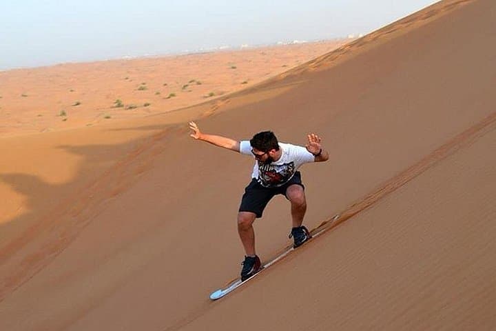 Dubai Evening Private Desert Safari with BBQ Dinner — Dune Bashing, Camel Ride & Live Shows photo 2