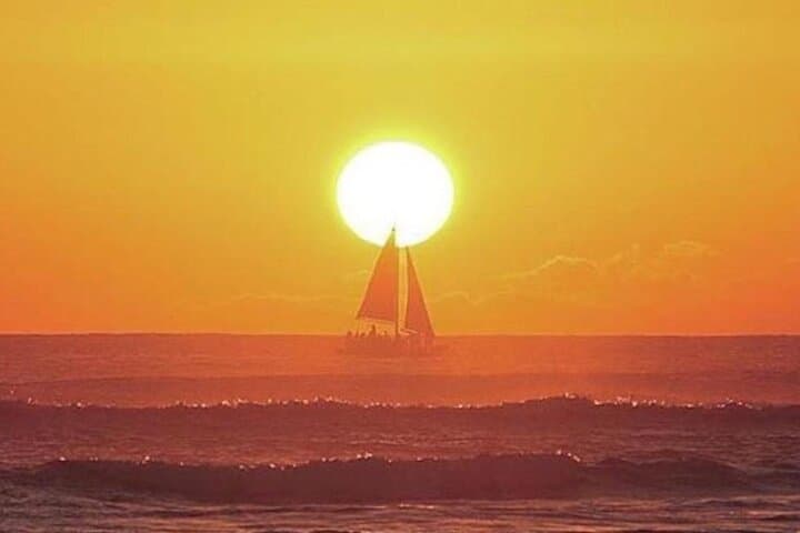 Waikiki Sunset Sail on Mana Kai Catamaran — 90-Minute Evening Cruise