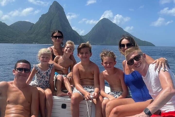 Private Sea-and-Land Tour in St Lucia — Pitons, Sulphur Springs & Snorkel