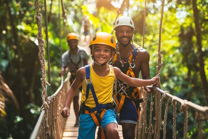 Phuket Jungle Zipline and ATV Adventure with Big Buddha Visit