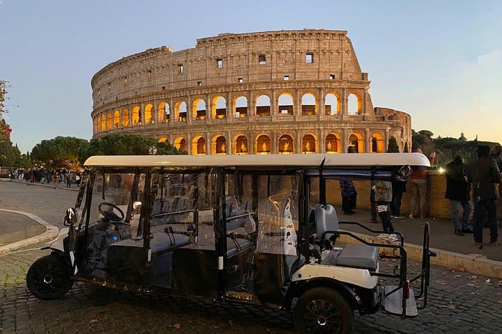 Rome After Dark: Golf-Cart Night Tour with Pizza, Pasta & Gelato photo 1