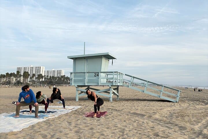 Stretch and Sip: Oceanside Yoga & Fresh Juice at Santa Monica's Tower 24