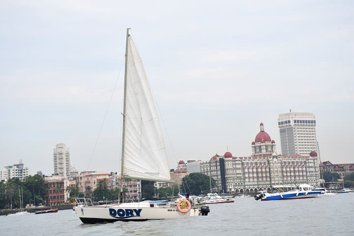 Mumbai Bay Breeze Sail: Sunset Compact Yacht Experience in Mumbai Harbor