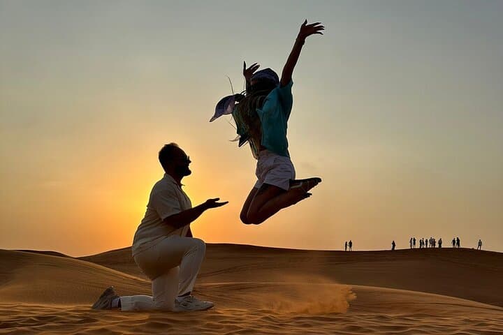 Dubai Evening Desert Safari with Dune Bashing, Camel Ride & BBQ photo 2