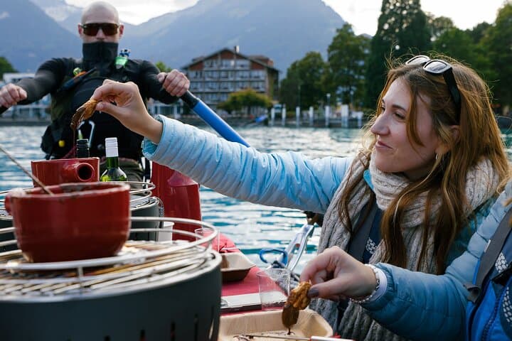 Chocolate Fondue Float on Lake Brienz in Interlaken photo 3