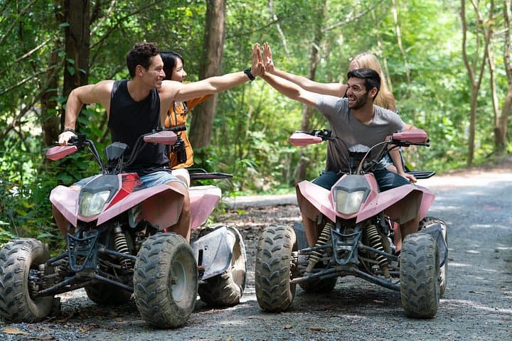 Cozumel ATV to Jade Cavern & Playa Uvas: Cenote Swim, Tequila & Beach Club photo 4