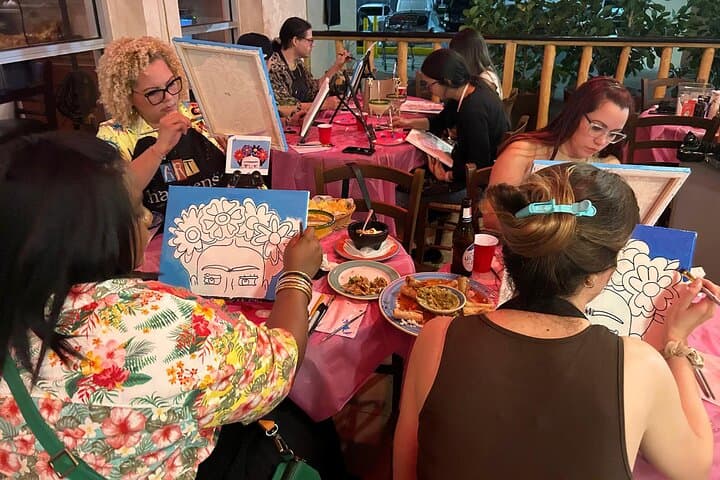 Puerto Rico Art & Wine Dinner: Paint, Sip and Dine in San Juan photo 4