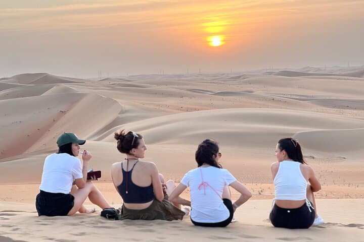 Sunrise Dune-Bashing & Desert Camp Experience from Abu Dhabi