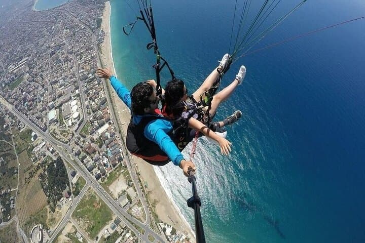 Tandem Paragliding Over Alanya: Castle & Mediterranean Coastline Views photo 6