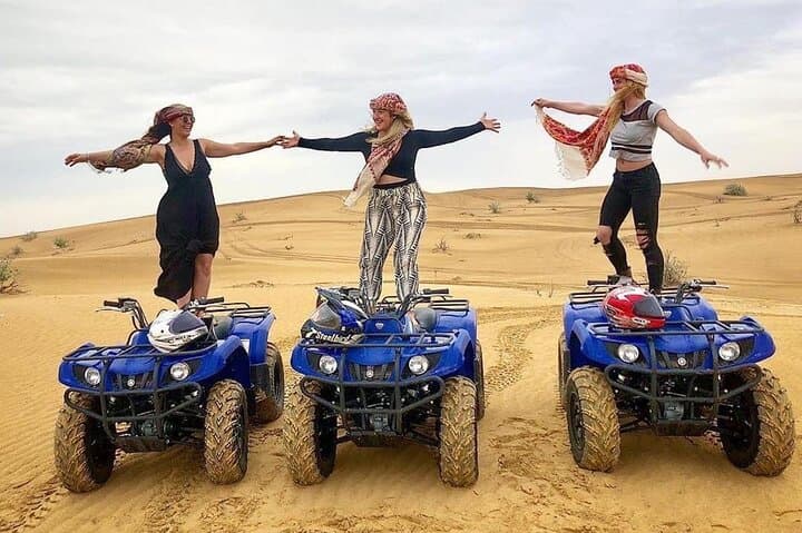 Morning Desert Safari in Lehbab: Dune Bashing, Quad Bikes & Camel Ride photo 4