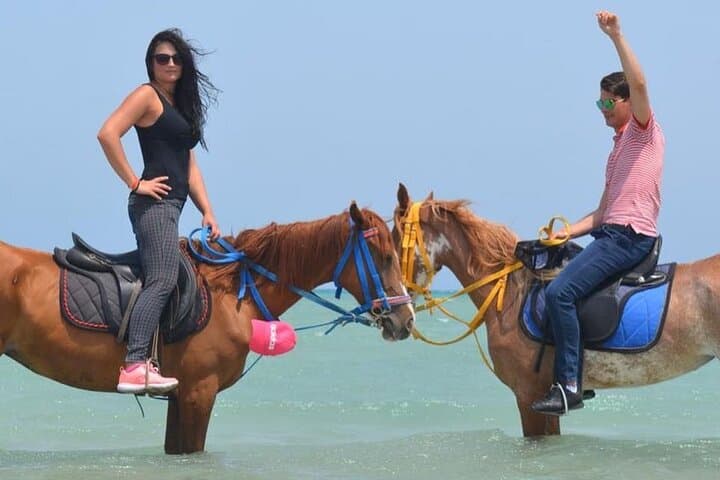 Hurghada Full-Day Adventure: Horseback Riding, Parasailing & Semi-Submarine