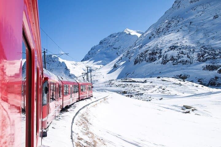 Bernina Express Private Tour from Milan — Scenic Alpine Rail Journey to St. Moritz