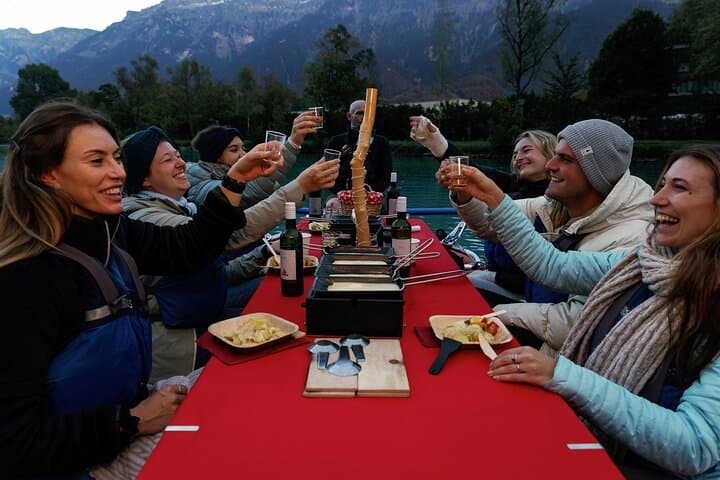 Raclette Rafting in Interlaken: Lake Brienz Dinner Cruise with Melted Cheese photo 2