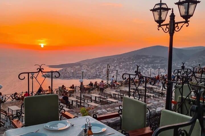 Sunset at Lekursi Castle, Blue Eye Springs & Wine Tasting Tour from Saranda photo 2