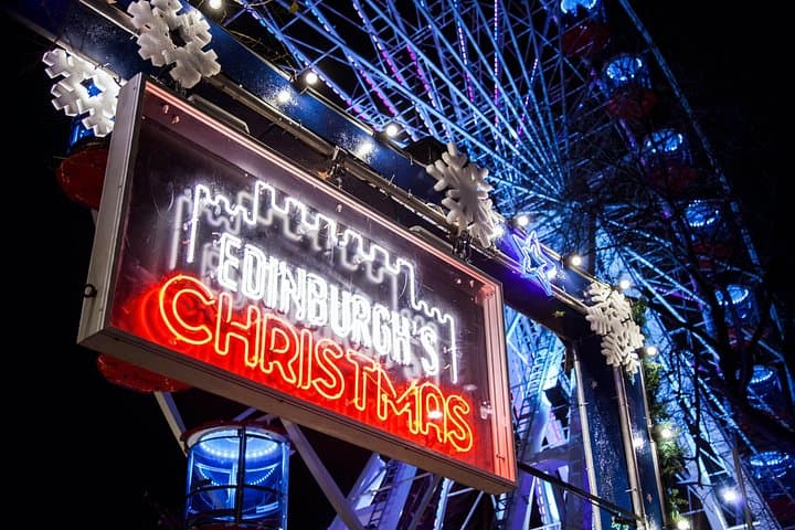 Edinburgh Winter Festivals Private Minivan Tour: Castle of Light, Botanics & Winter Market photo 2