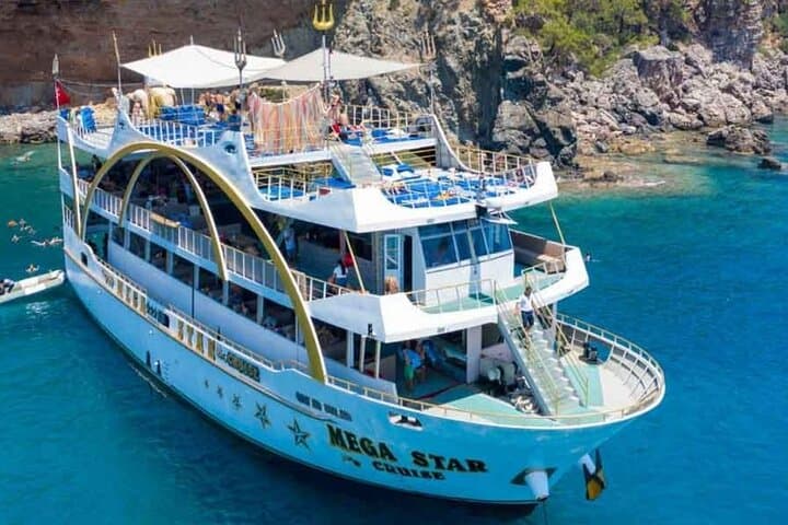 Mega Star Party Boat Cruise from Antalya: Phaselis, Cennet & Foam Party photo 4