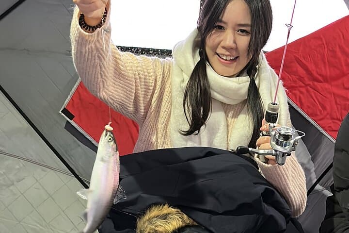 Ice Fishing in Fairbanks: Heated-Tent Angling with On-Site Cooked Catch photo 1