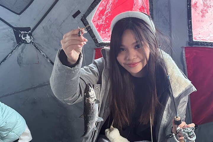 Ice Fishing in Fairbanks: Heated-Tent Angling with On-Site Cooked Catch photo 2