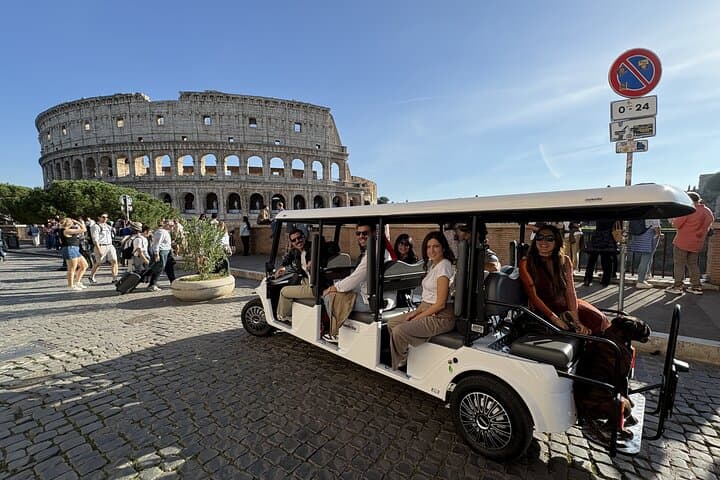 Rome Highlights Golf Cart Tour — Private Eco-Friendly City Circuit